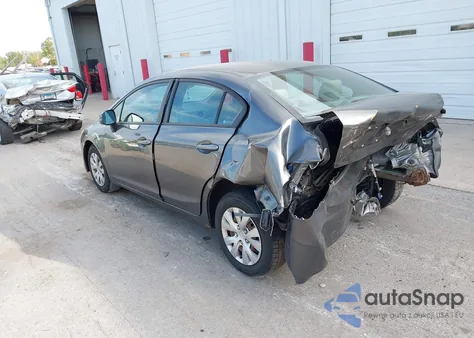 2012 Honda Civic Lx z USA, uszkodzony, nr VIN 19XFB2F58CE076385